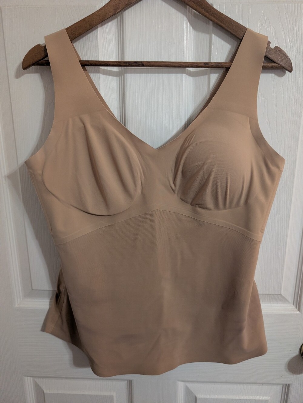 Honeylove Shapewear Liftwear Cami Tank Womens Seamless Beige Plus Size 1X